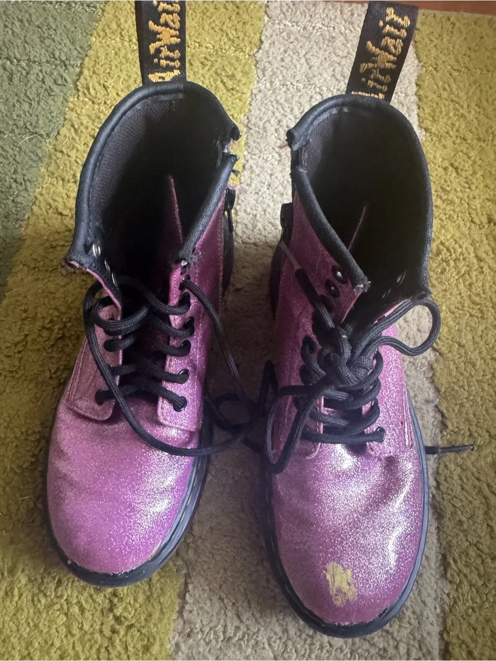 Dr. Martens interior up sparkling